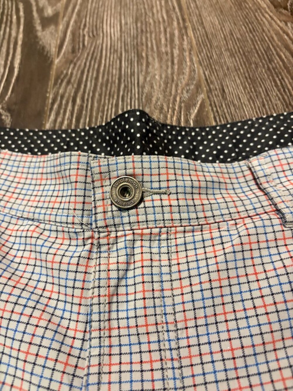 Lululemon Kahuna Plaid Golf Chino Shorts Men’s - Picture 5 of 10